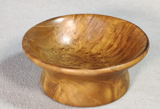 Tiny Handcrafted Wooden Bowl / Russian Olive Burl Wood